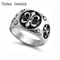 Yudan Custom Stainless Steel Cross Ring Jewelry Wholesale